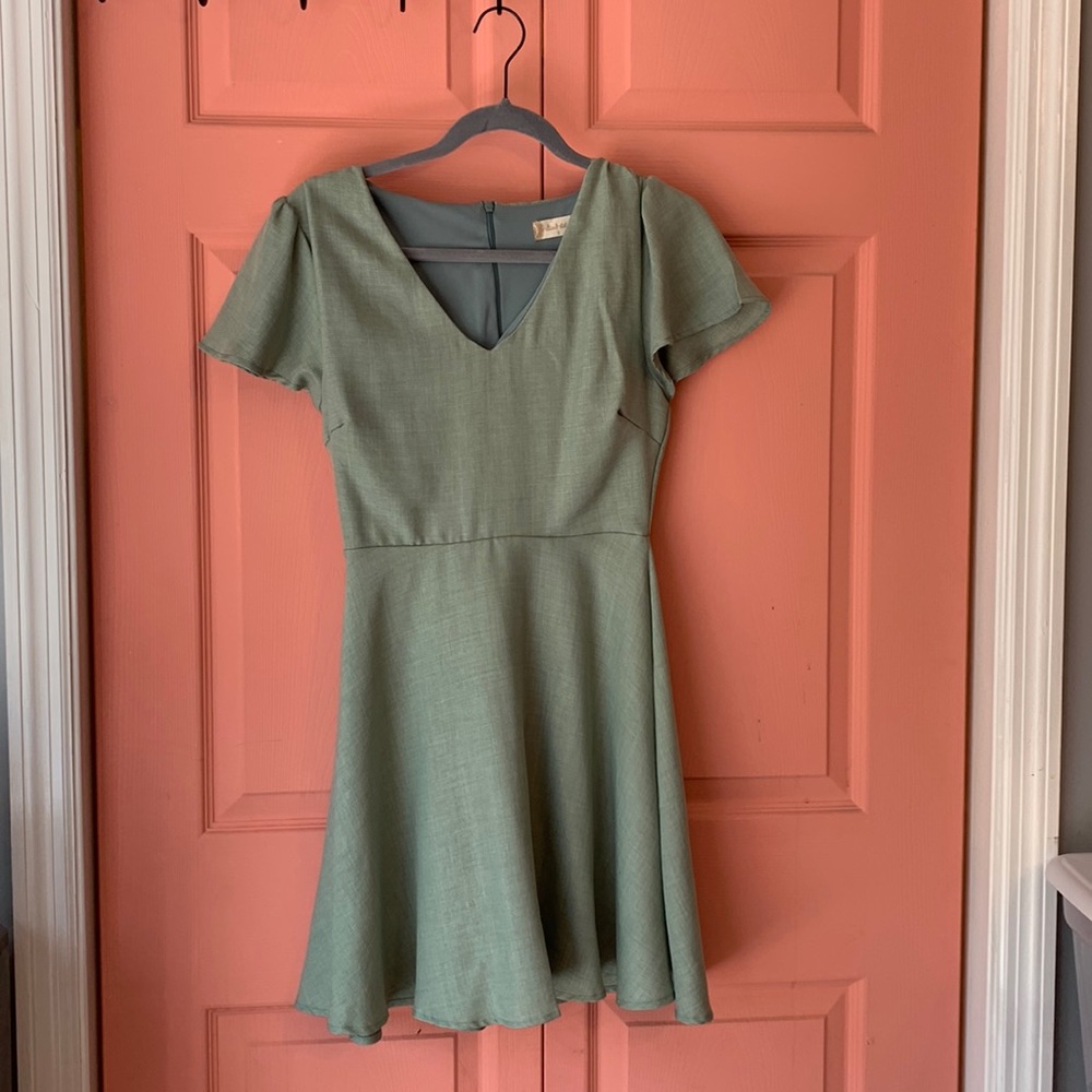 Sage Green Dress